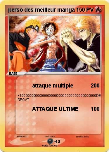 Pokemon perso des meilleur manga