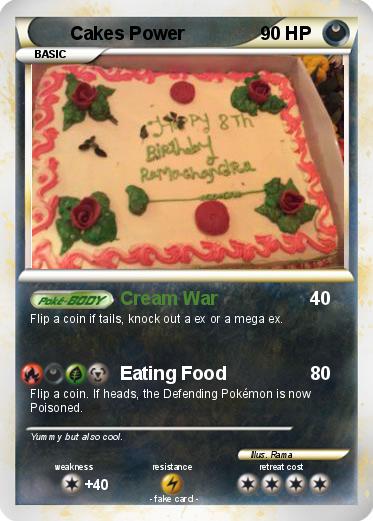 Pokemon Cakes Power