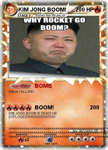 Pokemon KIM JONG BOOM!