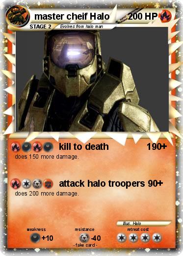 Pokemon master cheif Halo