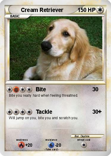 Pokemon Cream Retriever