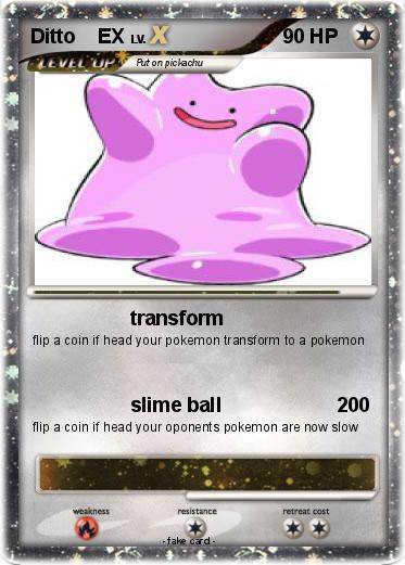 Pokemon Ditto    EX