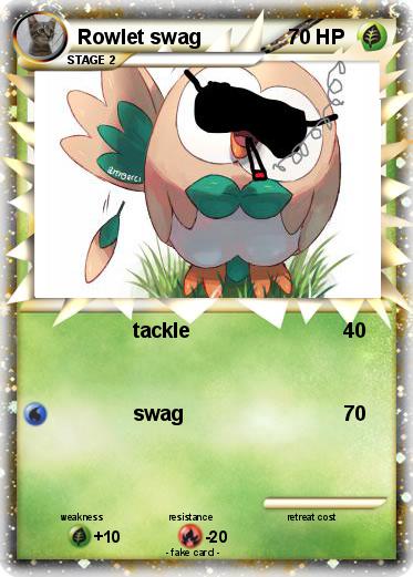 Pokemon Rowlet swag