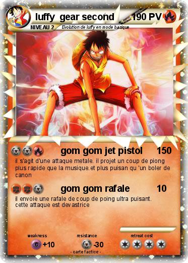 Pokemon luffy  gear second