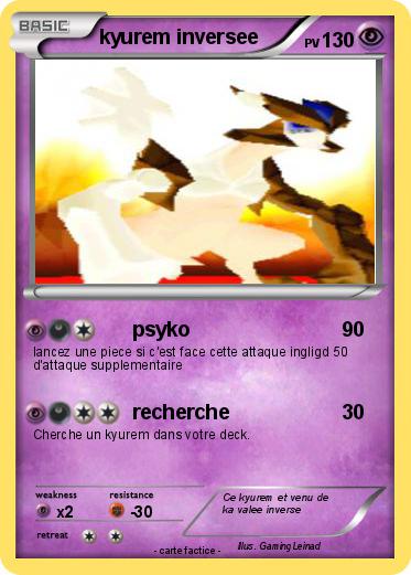 Pokemon kyurem inversee