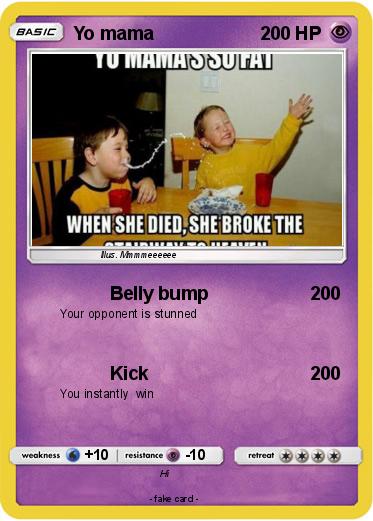 Pokemon Yo mama