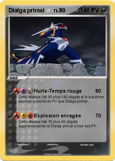 Pokemon Dialga primal      n.80