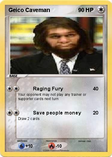 Pokemon Geico Caveman