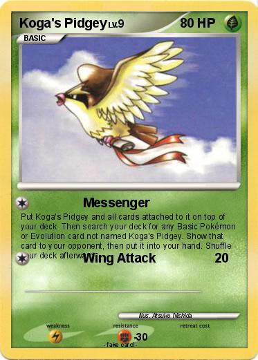 Pokemon Koga's Pidgey