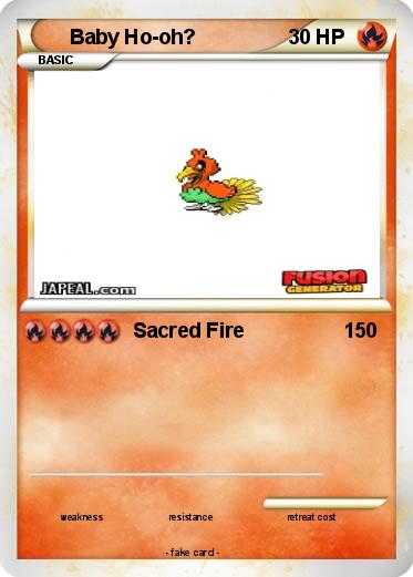 Pokemon Baby Ho-oh?