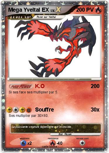 Pokemon Mega Yveltal EX
