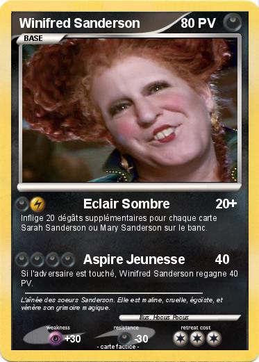 Pokemon Winifred Sanderson