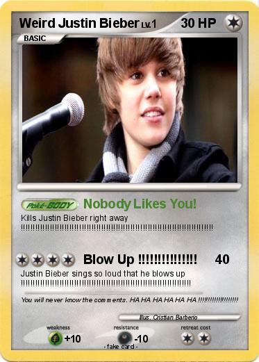 Pokemon Weird Justin Bieber