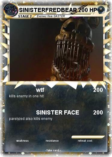 Pokemon SINISTERFREDBEAR