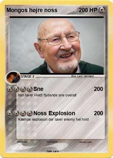 Pokemon Mongos højre noss