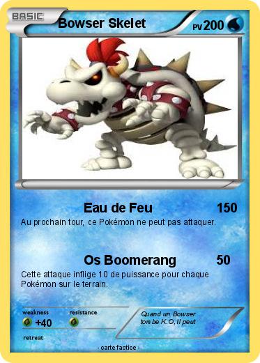 Pokemon Bowser Skelet