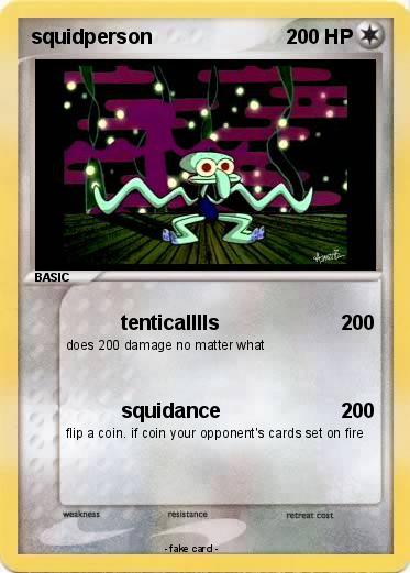 Pokemon squidperson