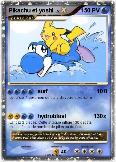 Pokemon Pikachu et yoshi