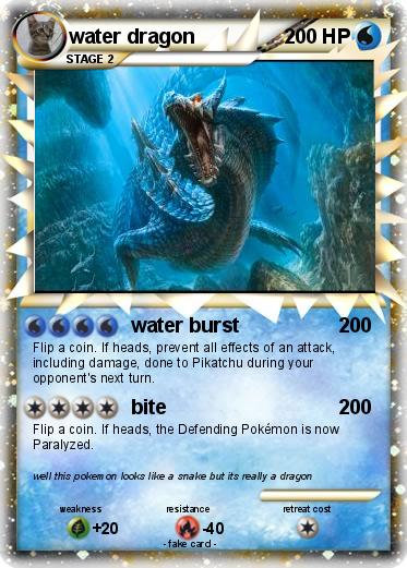 Pokemon water dragon