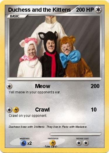 Pokemon Duchess and the Kittens