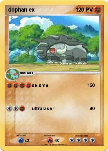 Pokemon dophan ex 