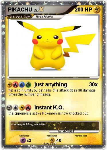 Pokemon PIKACHU