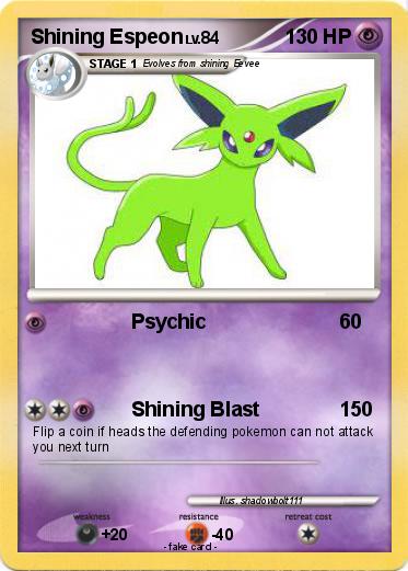 Pokemon Shining Espeon