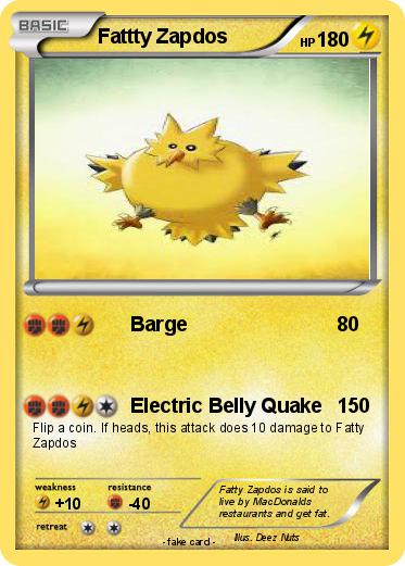 Pokemon Fattty Zapdos