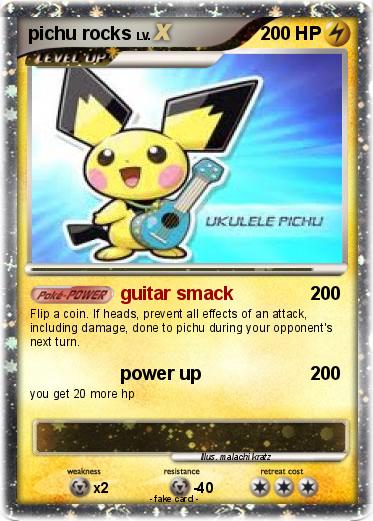 Pokemon pichu rocks