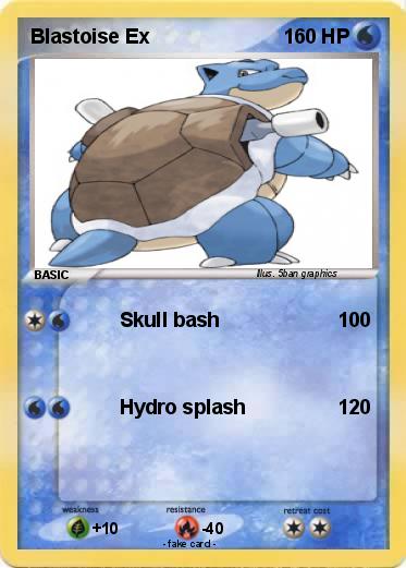 Pokemon Blastoise Ex