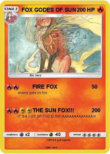 Pokemon FOX GODES OF SUN