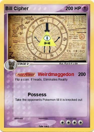 Pokemon Bill Cipher