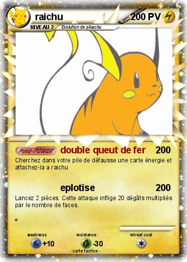 Pokemon raichu
