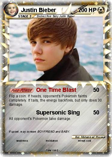 Pokemon Justin Bieber