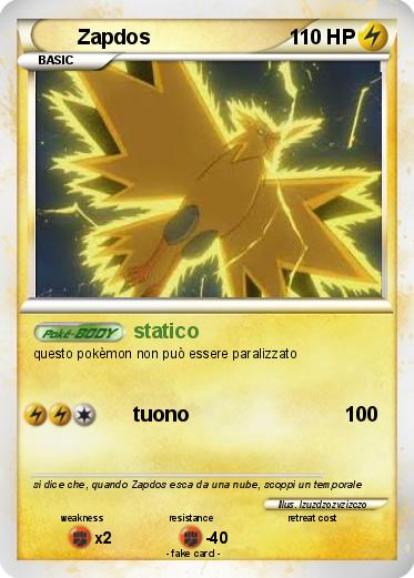 Pokemon Zapdos