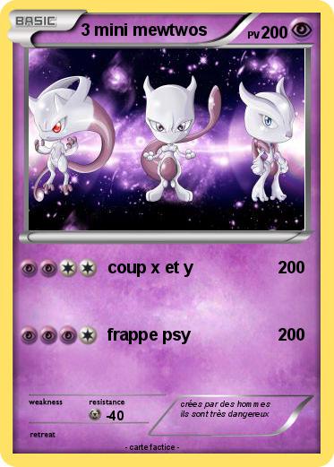 Pokemon 3 mini mewtwos