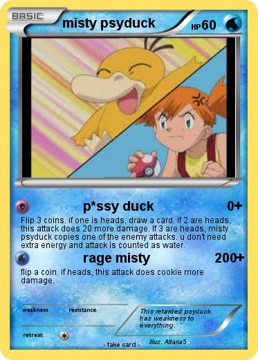 Pokemon misty psyduck