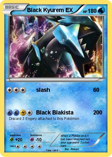 Pokemon Black Kyurem EX