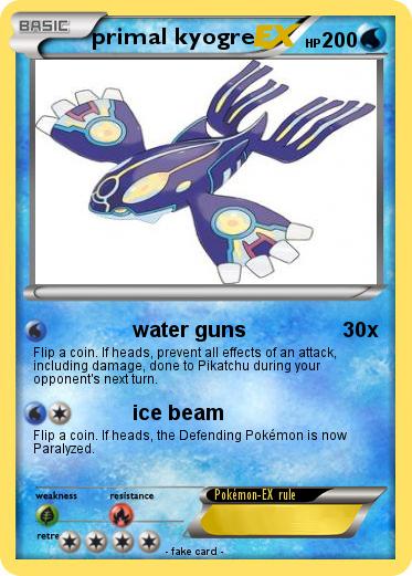 Pokemon primal kyogre