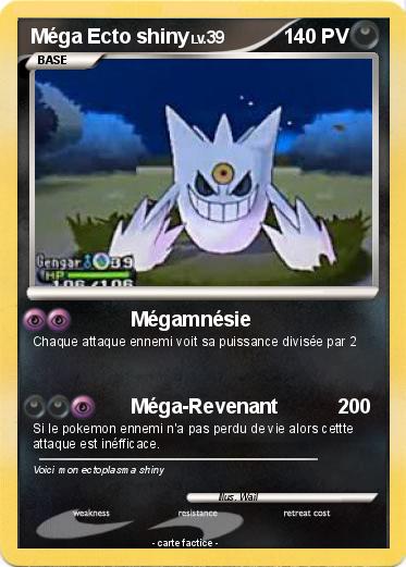 Pokemon Méga Ecto shiny