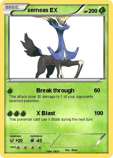 Pokemon xerneas EX