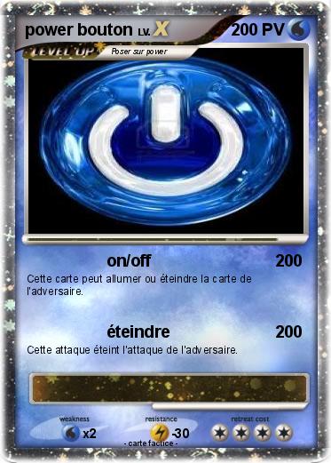 Pokemon power bouton
