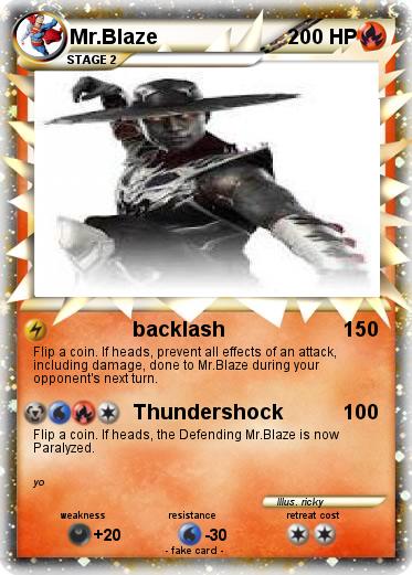 Pokemon Mr.Blaze