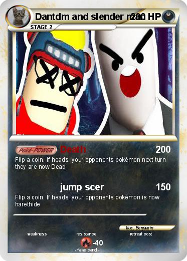 Pokemon Dantdm and slender man