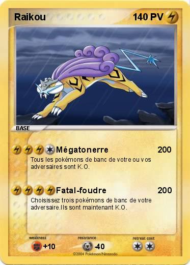 Pokemon Raikou