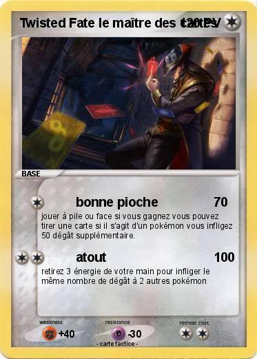 Pokemon Twisted Fate le maître des cartes