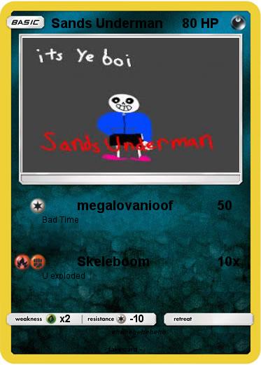 Pokemon Sands Underman