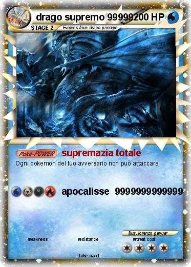 Pokemon drago supremo 99999
