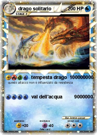 Pokemon drago solitario