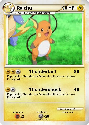 Pokemon Raichu